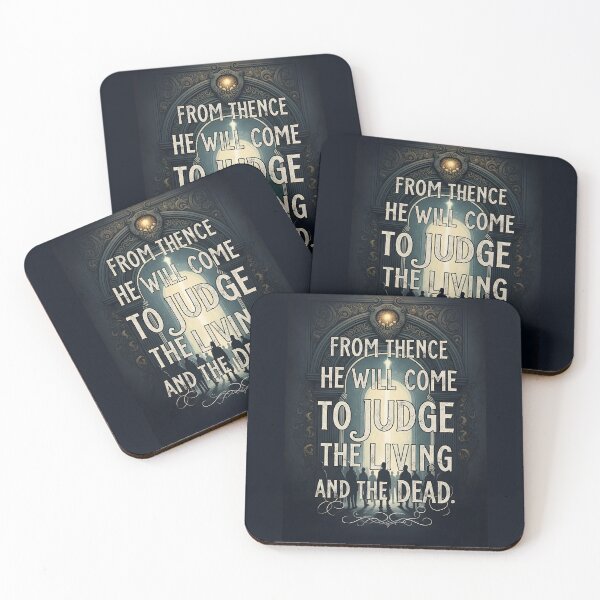 Item preview, Christian Judgment Quote From Thence He Will Come to Judge. designed and sold by loveandlightrb.