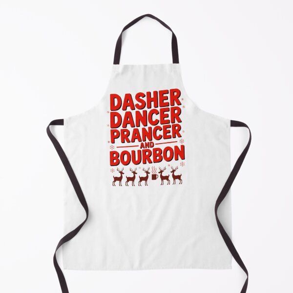 Aperçu de l'œuvre Dasher Dancer Prancer et BOURBON créée et vendue par Marcite.