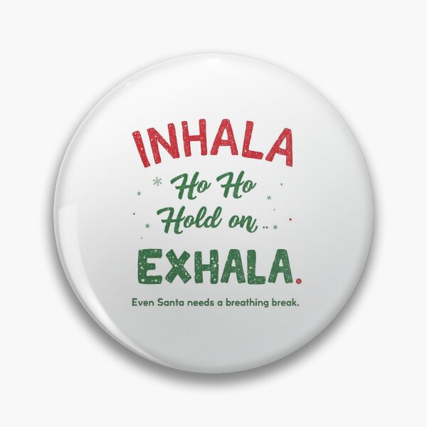 Item preview, Santa Inhala Exhala Christmas Shirt | Ho Ho Ho Stress Relief | Funny Holiday Wellness Gift designed and sold by Aesthynova.