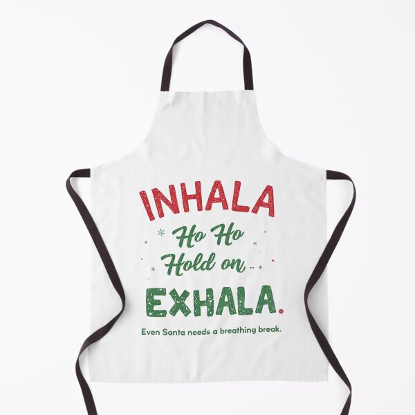 Item preview, Santa Inhala Exhala Christmas Shirt | Ho Ho Ho Stress Relief | Funny Holiday Wellness Gift designed and sold by Aesthynova.
