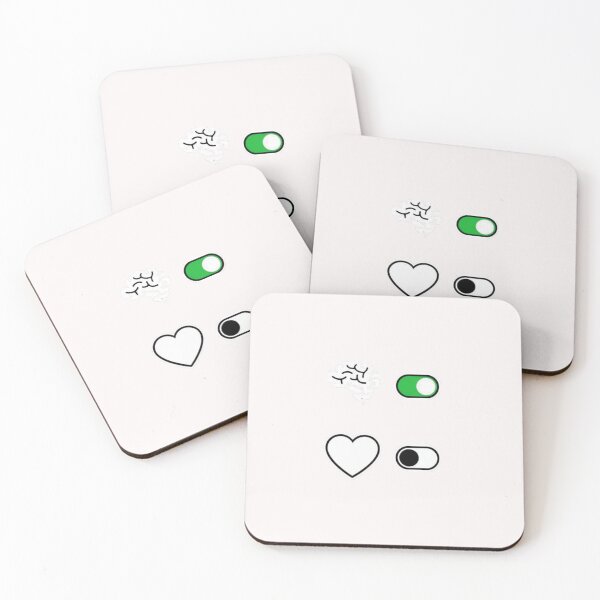 Item preview, Mood Switch On Off Minimalist Design designed and sold by TextAura™.
