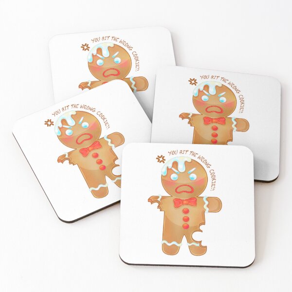 Item preview, Gingerbread - Funny Christmas cartoon cookie designed and sold by PandiaArts.