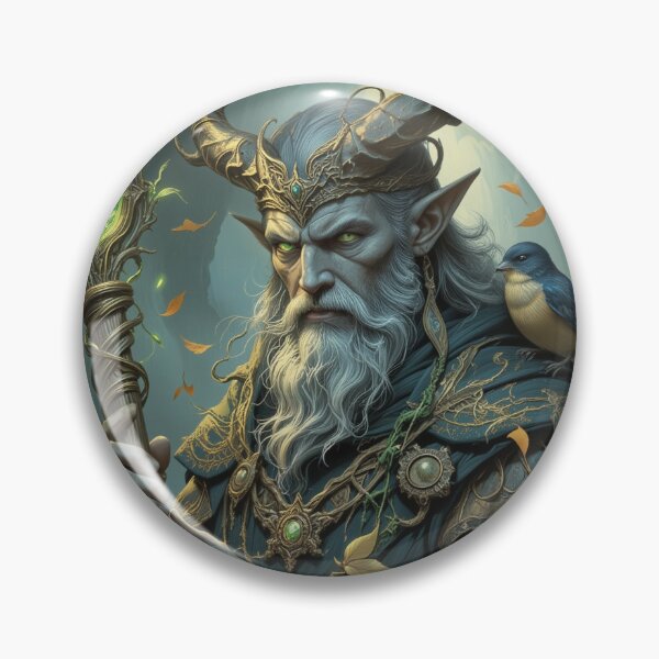 Item preview, Ancient Forest Mage – Elven Druid of the Woods designed and sold by DiceWay.