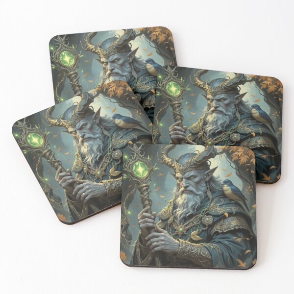 Item preview, Ancient Forest Mage – Elven Druid of the Woods designed and sold by DiceWay.