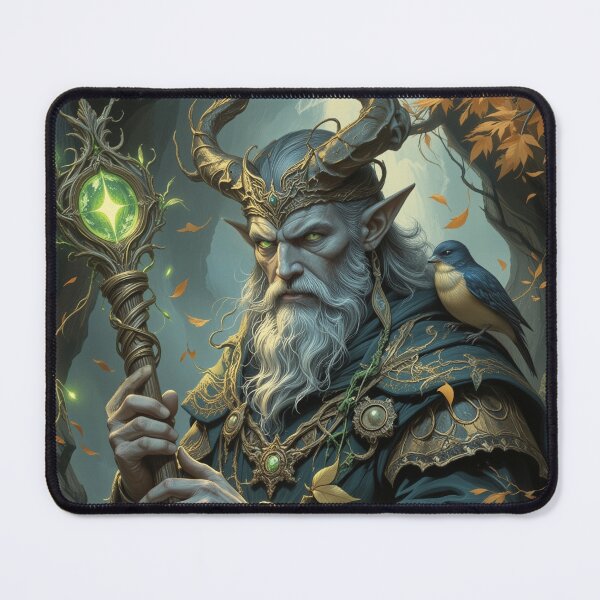 Item preview, Ancient Forest Mage – Elven Druid of the Woods designed and sold by DiceWay.