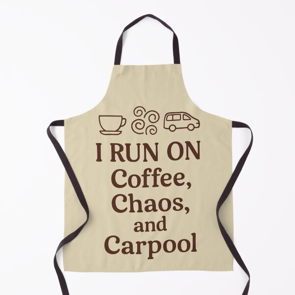 Item preview, I Run on Coffee Chaos and Carpool Icon Design designed and sold by SplashTastic.