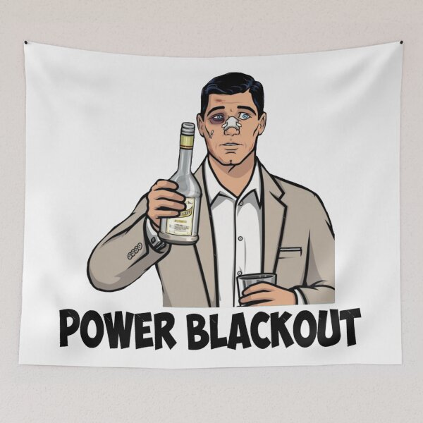 Item preview, Archer - Power Blackout  designed and sold by rishiroberson3.