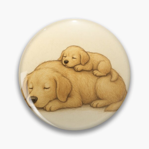 Item preview, Dibujo de un Golden Retriever designed and sold by CSidea.