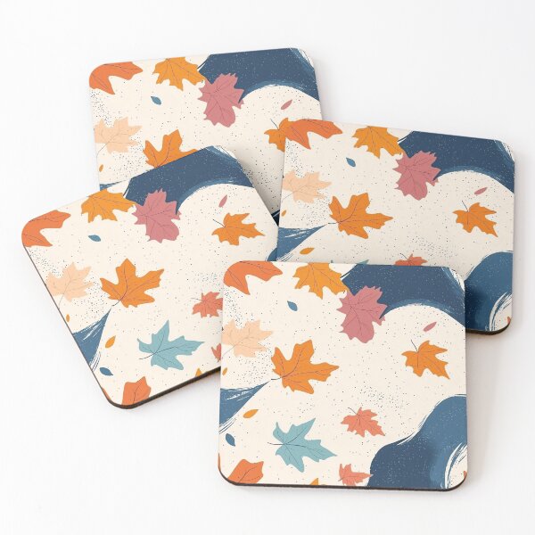 Item preview, Abstract Autumn Leaves Whimsical Fall Pattern on Sweater designed and sold by PaintbrushPlace.