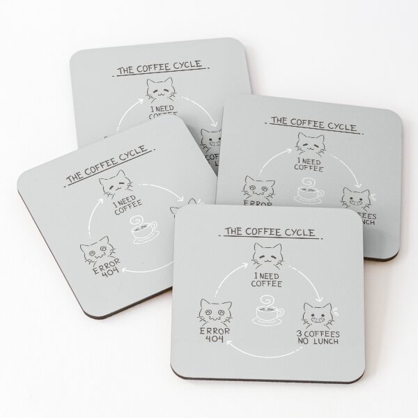 Item preview, The Coffee Cycle designed and sold by World Domination For Cats ®.
