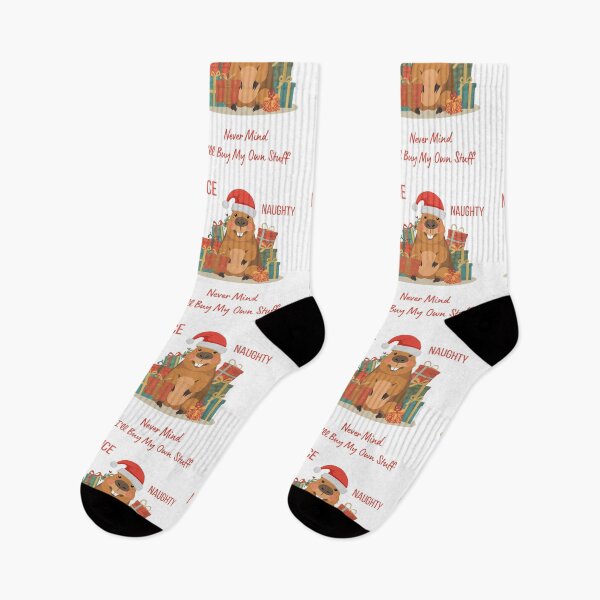 Item preview, Nice Naughty Never Mind – Funny Sarcastic Saying, Capybara designed and sold by Sir Capy B.