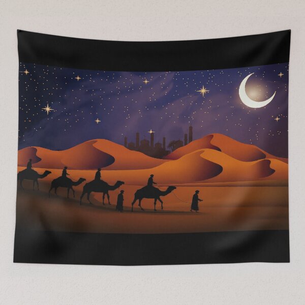 Item preview, Pixel Desert Caravan designed and sold by Saint Arts Studio.
