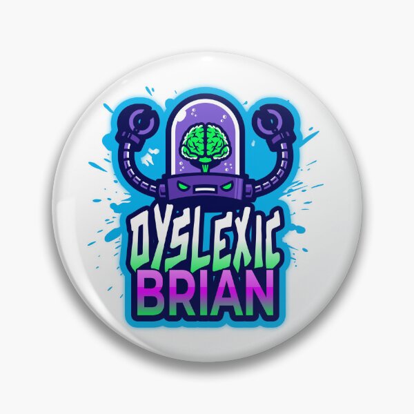 Item preview, DYSLEXIC BRIAN BRAIN designed and sold by dymolio.