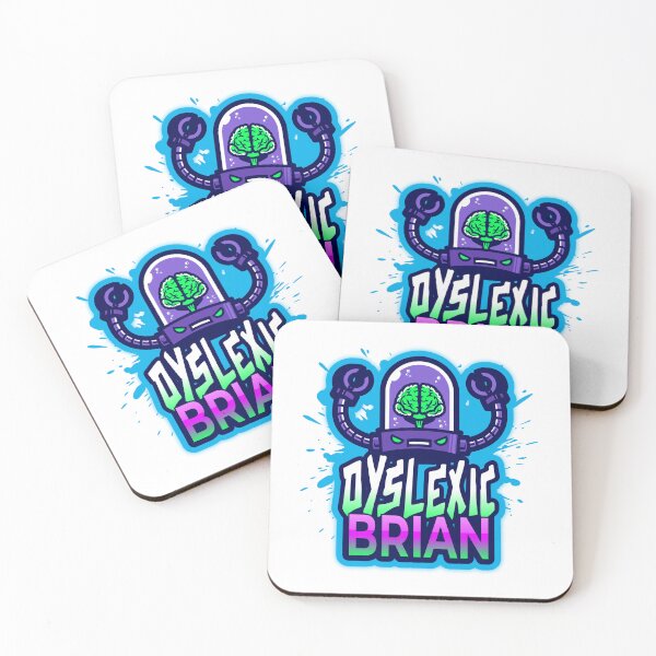 Item preview, DYSLEXIC BRIAN BRAIN designed and sold by dymolio.