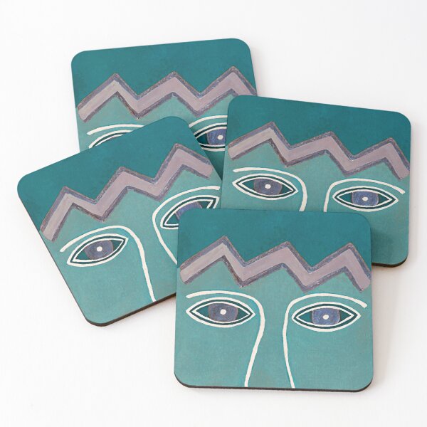 Item preview, Aquarius Sea Green — Air Mind, Water Heart, Innovation & Creative Vision | Stylized Zodiac Sign designed and sold by MotivTrustArt.