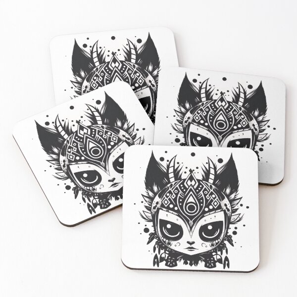 Item preview, Chibi African Spirit Mask designed and sold by Captured Essence.
