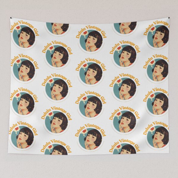 Item preview, Vintage Cute Girl Japan Retro Delulu  designed and sold by Vintage City.