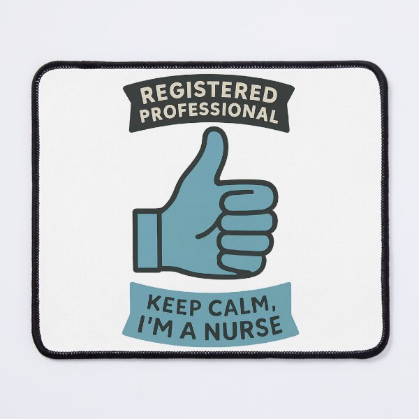 Item preview, Registered Professional Keep Calm I’m a Nurse Thumbs Up Design designed and sold by TeeTimeTreasure.