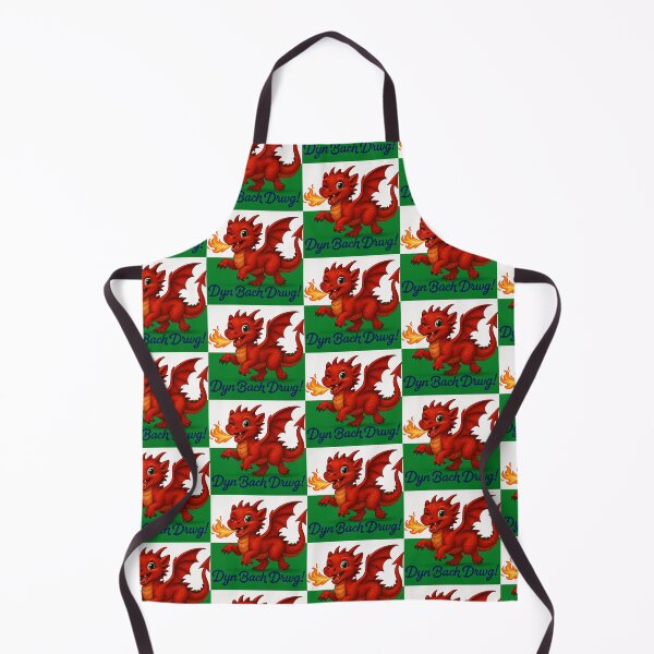 Item preview, Naughty Welsh Dragon-Draig Bach-Dyn Bach Drwg designed and sold by chipshopchippy.
