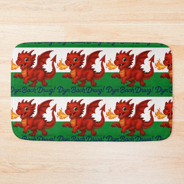 Item preview, Naughty Welsh Dragon-Draig Bach-Dyn Bach Drwg  designed and sold by chipshopchippy.