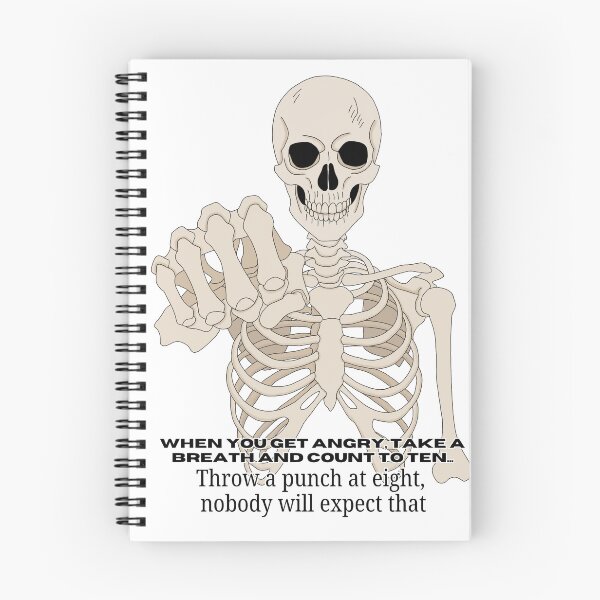 Item preview, Punch Skeleton (Anger Management) designed and sold by Hexcellent Designs.