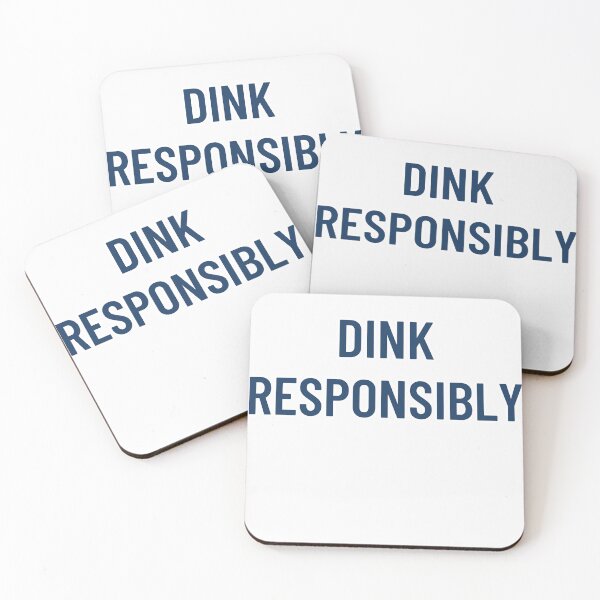 Item preview, Dink Responsibly | Funny Pickleball Gift designed and sold by FitEnvy.
