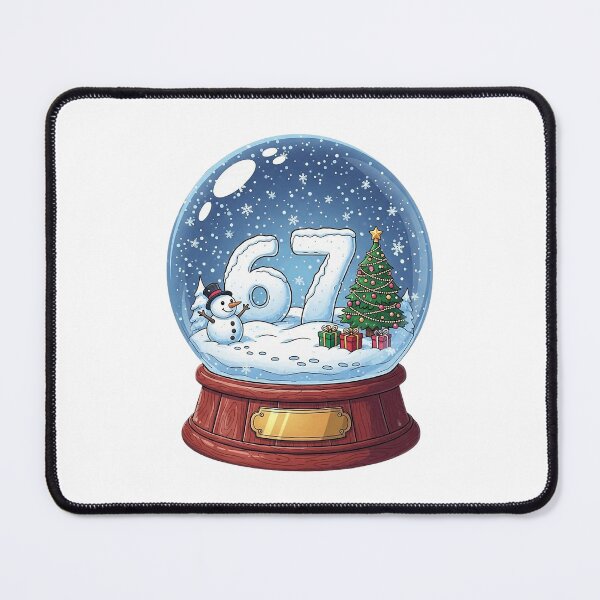 Item preview, 67 Snow Globe Winter Scene With Festive Cheer designed and sold by barrycantre11.