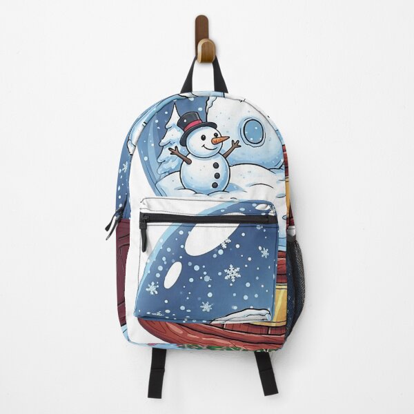 Item preview, 67 Snow Globe Winter Scene With Festive Cheer designed and sold by barrycantre11.