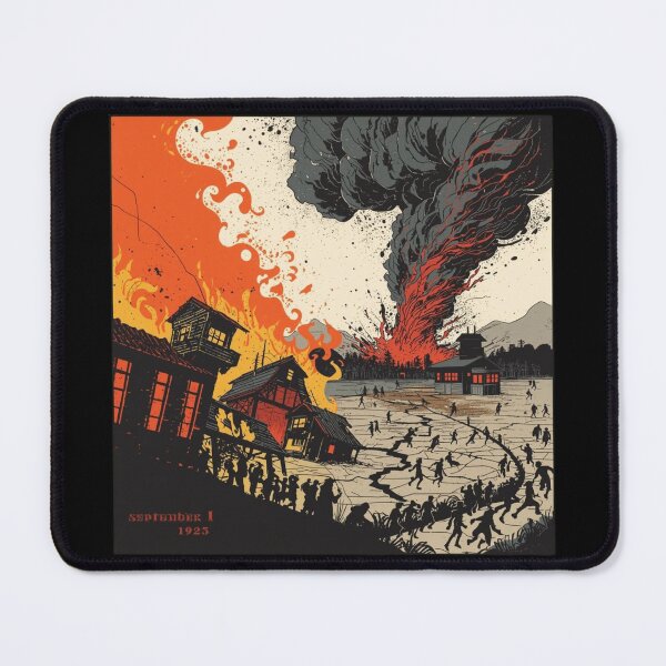 Item preview, Great Kanto Earthquake 1923 Tokyo Firestorm Memorial designed and sold by GeoWhimsy Studio.