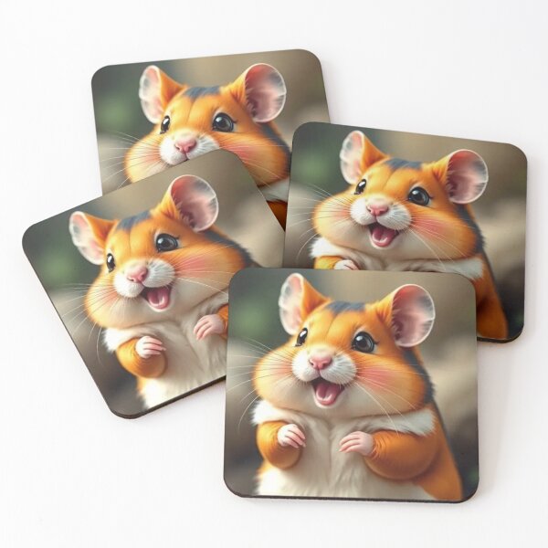 Item preview, Colorful cute hamster  designed and sold by Dogandesighn.