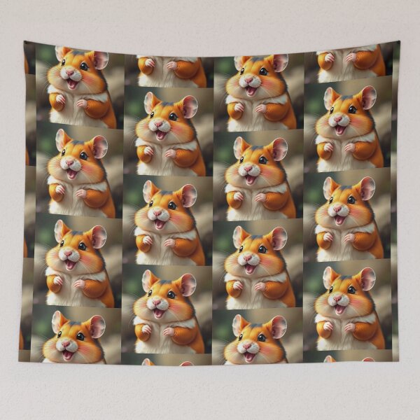 Item preview, Colorful cute hamster  designed and sold by Dogandesighn.