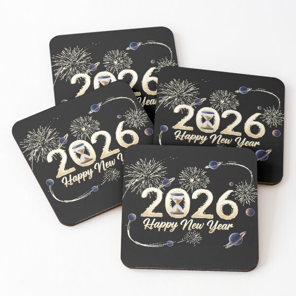Item preview, Happy New Year 2026 Cosmic Galaxy Celebration designed and sold by designwiss.