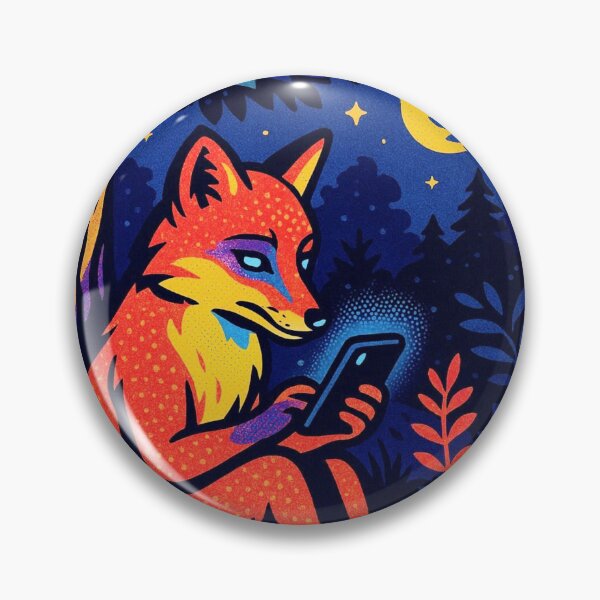 Item preview, Colorful cute fox  designed and sold by Dogandesighn.