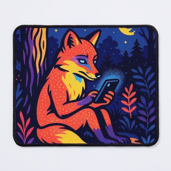Item preview, Colorful cute fox designed and sold by Dogandesighn.
