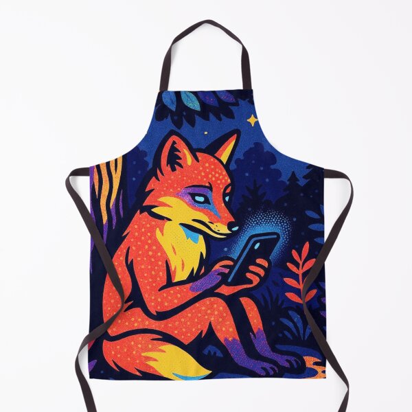 Item preview, Colorful cute fox designed and sold by Dogandesighn.