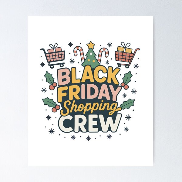 Item preview, Black Friday Shopping Crew designed and sold by Pixelmap.