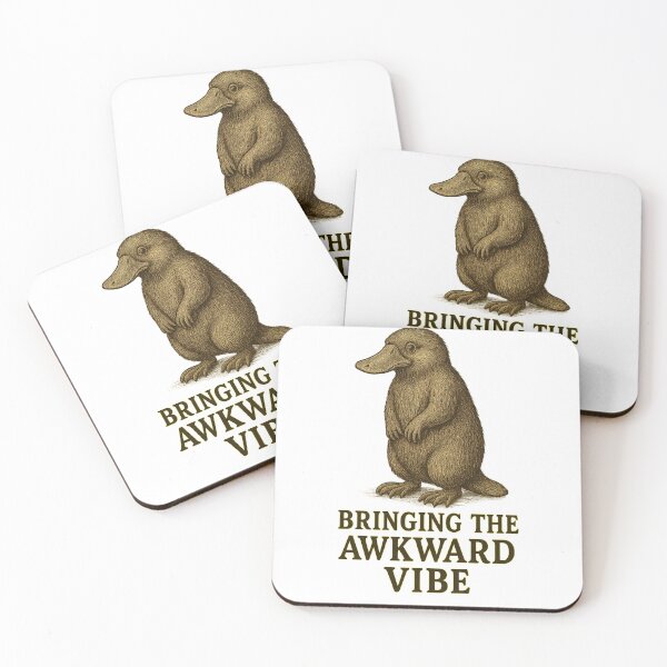 Item preview, Awkward vibe - vintage platypus  designed and sold by Llewynn1225.