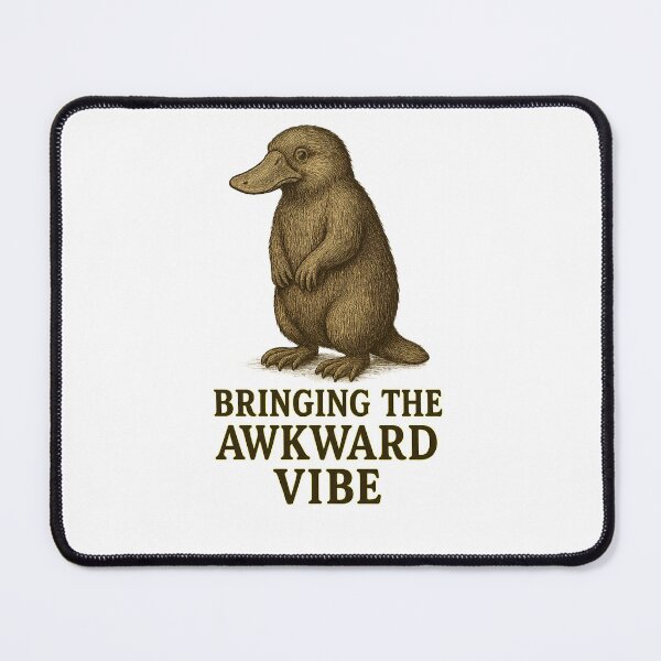 Item preview, Awkward vibe - vintage platypus designed and sold by Llewynn1225.