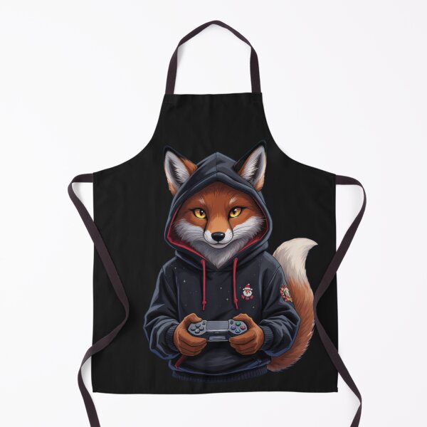 Item preview, Trendy Gamer Fox – Cute Winter Gaming Fox | Premium High-Res Artwork designed and sold by ColorSplash123.