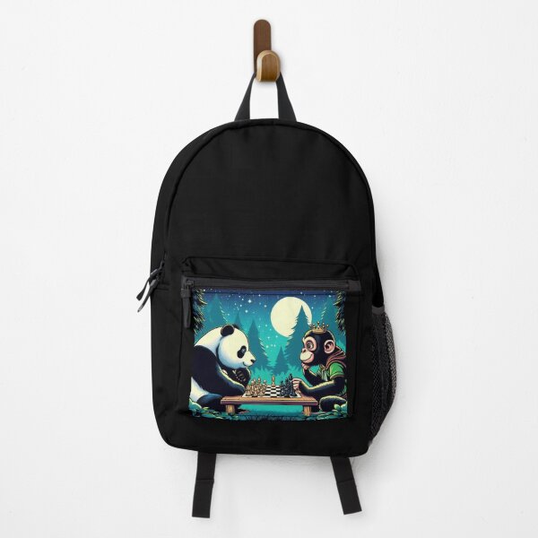 Item preview, Panda and monkey chess playing designed and sold by Dogandesighn.