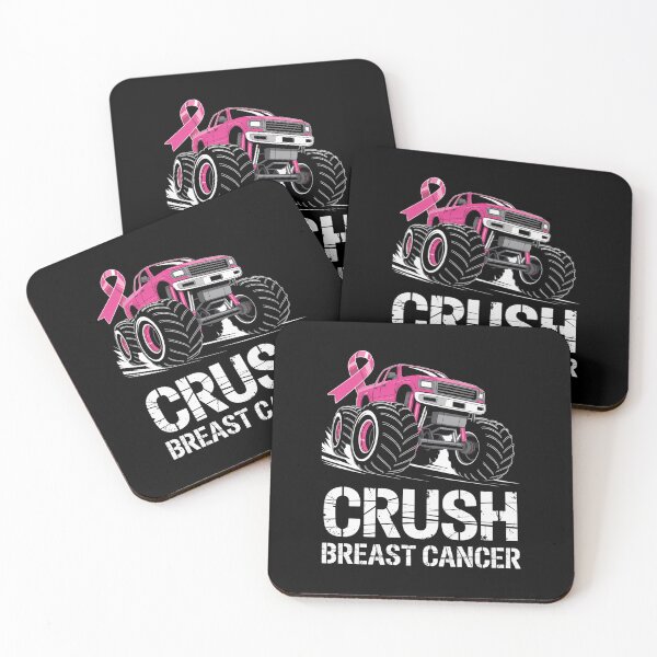 Item preview, Monster Truck Pink Breast Cancer Awareness  designed and sold by AnixieArtFun.