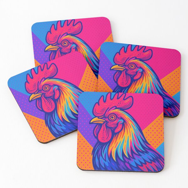 Item preview, Colorful cute rooster  designed and sold by Dogandesighn.