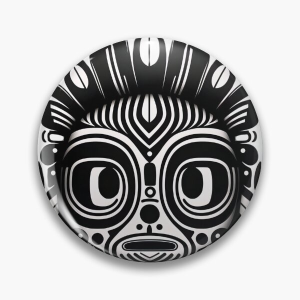 Item preview, Chibi African Spirit Mask designed and sold by Captured Essence.