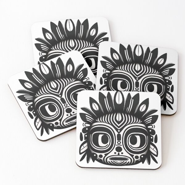Item preview, Chibi African Spirit Mask designed and sold by Captured Essence.