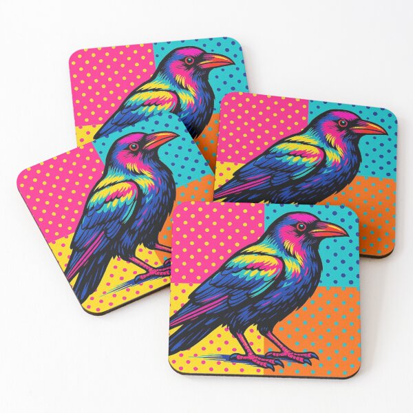 Item preview, Colorful cute crow  designed and sold by Dogandesighn.