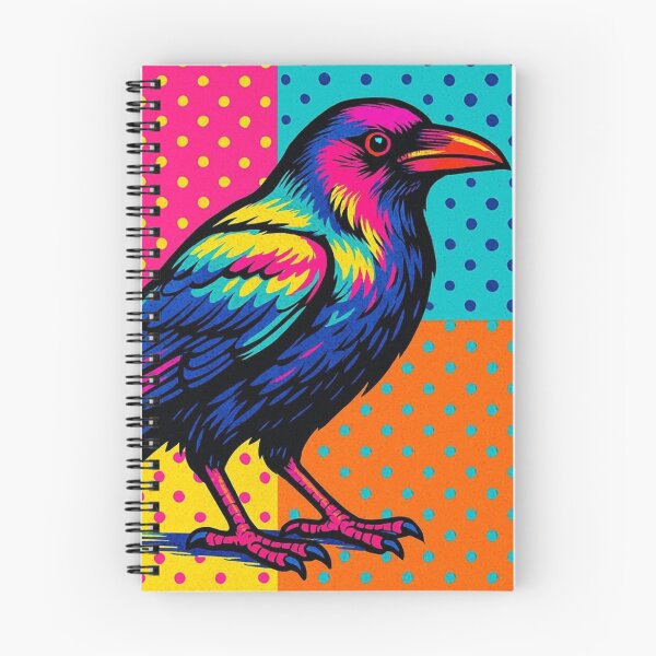 Item preview, Colorful cute crow  designed and sold by Dogandesighn.
