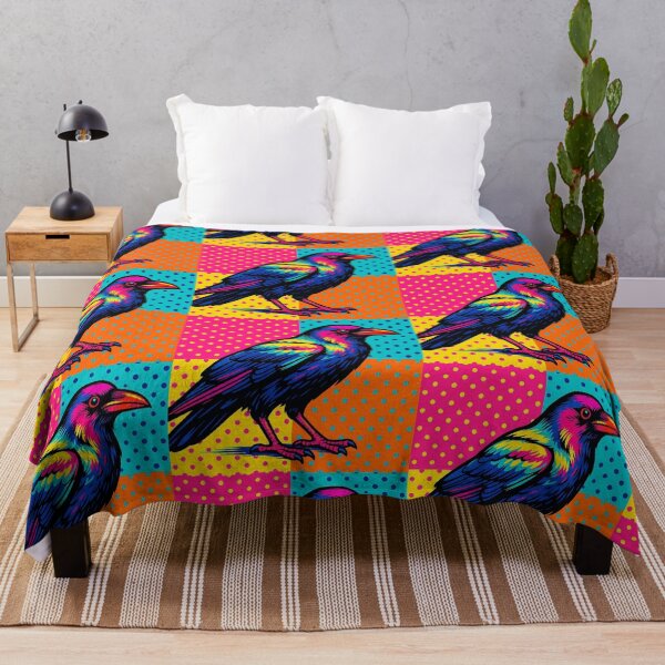 Item preview, Colorful cute crow designed and sold by Dogandesighn.