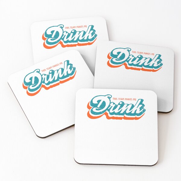 Item preview, Miami Dolphins Shirts This Team Makes Me Drink M5180 designed and sold by PeterBJensen.