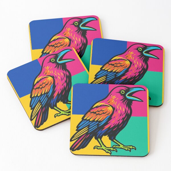 Item preview, Colorful cute crow  designed and sold by Dogandesighn.