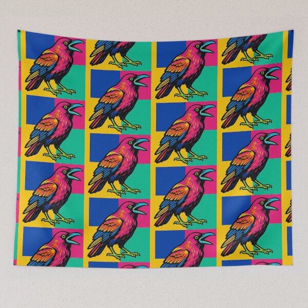 Item preview, Colorful cute crow  designed and sold by Dogandesighn.